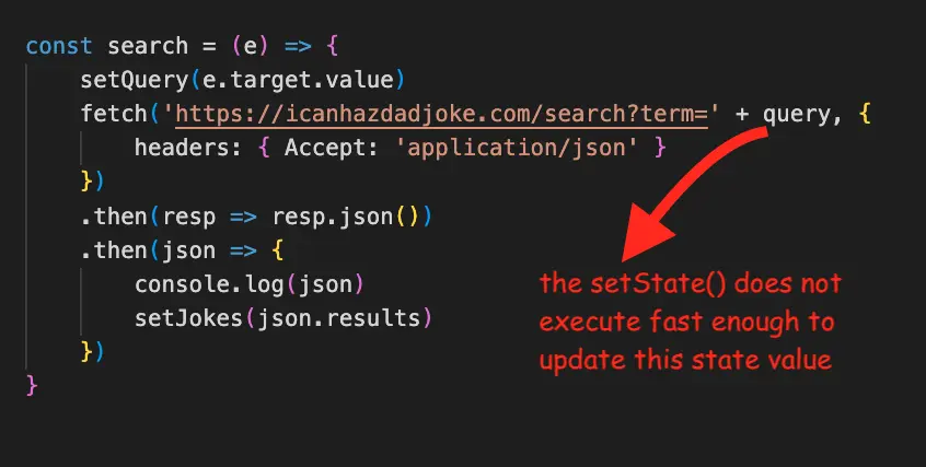 Is setState in React asyc? A practical example